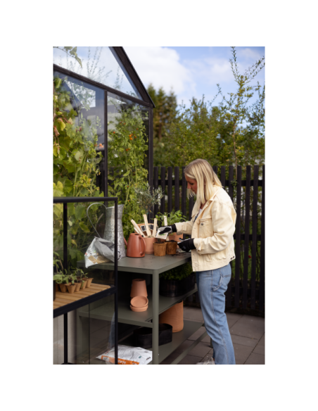 Cocina Exterior KELIA - Aparador 121x91 cm, Aluminio Verde - Brafab