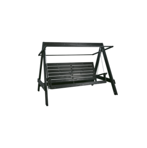 Columpio de Jardín KORNHULT 219x158 cm, Madera / Negro -...