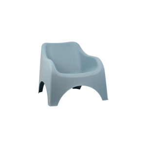 Sillón Exterior KUMO, Polipropileno / Azul - Brafab