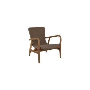 Sillón Exterior LILJA, Madera de Teca / Natural / Beige -...