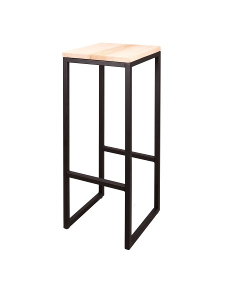 Taburete Clovis 75 cm, Negro