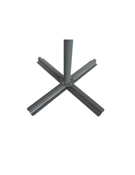 Sombrilla MOZZO 400x400 cm, Gris Antracita / Gris - Brafab