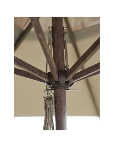 Sombrilla PALIANO Ø300 cm, Marrón / Beige - Brafab