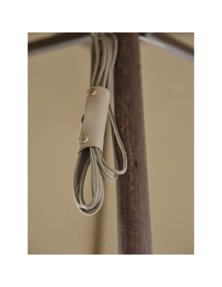 Sombrilla PALIANO Ø300 cm, Marrón / Beige - Brafab