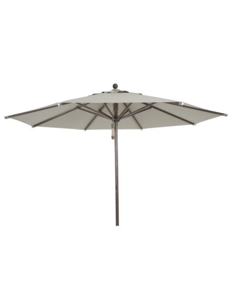 Sombrilla PALIANO Ø350 cm, Marrón / Beige - Brafab