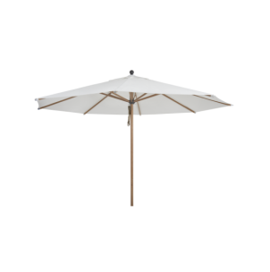Sombrilla PALIANO Ø350 cm, Natural / Blanco - Brafab