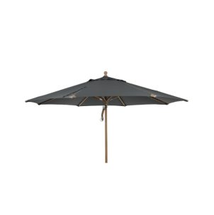 Sombrilla PARMA Ø350 cm - Madera FSC / Natural / Gris -...