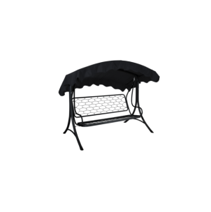 Columpio de Jardín PRAG 210x176 cm, Acero Negro - Brafab 2