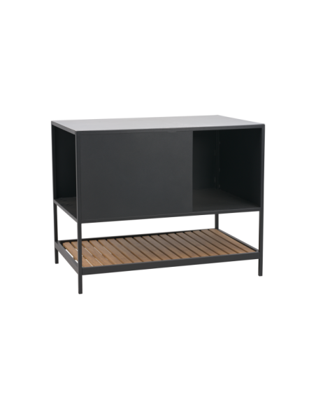 Cocina Exterior PREP Aparador 110x90 cm, Aluminio Negro - Brafab