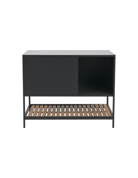 Cocina Exterior PREP Aparador 110x90 cm, Aluminio Negro - Brafab