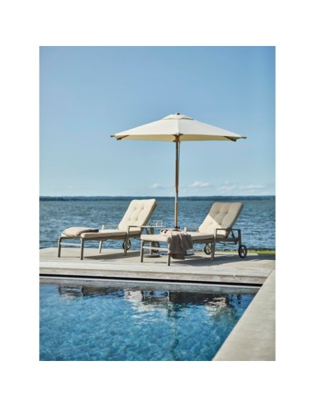 Sombrilla REGGIO Ø300 cm, Madera FSC / Natural - Brafab