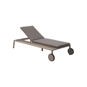 Tumbona SAMVARO, Metal / Textilene / Caqui - Brafab