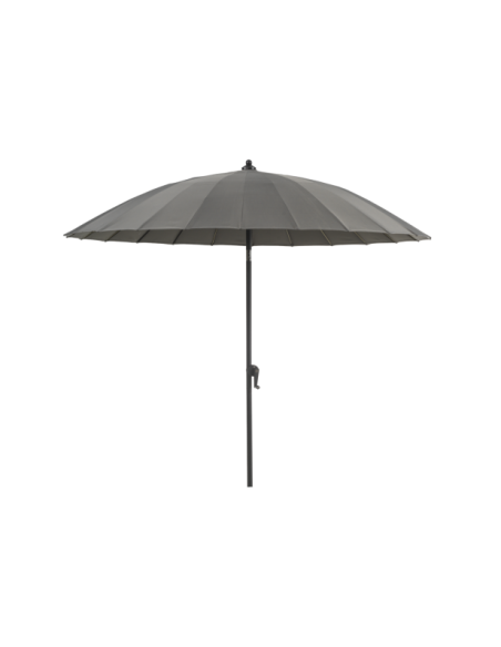Sombrilla SHANGHAI 270 cm, Aluminio / Gris / Limón - Brafab