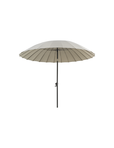 Sombrilla SHANGHAI 270 cm, Gris Antracita / Caqui - Brafab