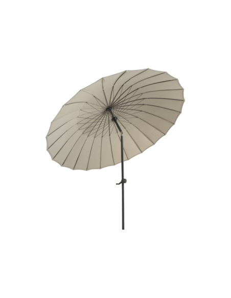 Sombrilla SHANGHAI 270 cm, Gris Antracita / Caqui - Brafab