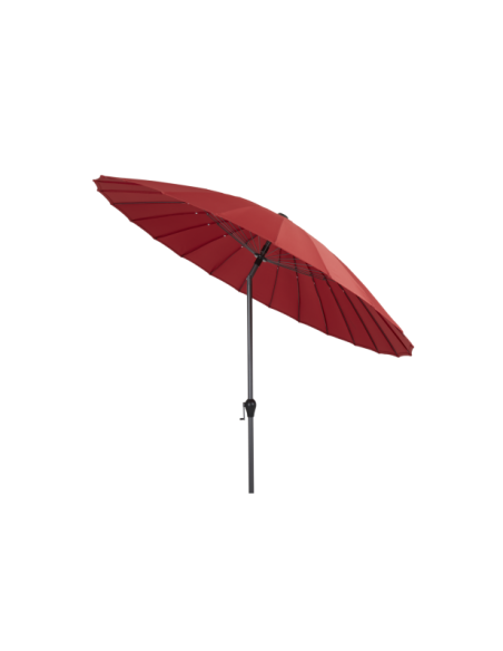 Sombrilla SHANGHAI 270 cm, Gris Antracita / Rojo - Brafab
