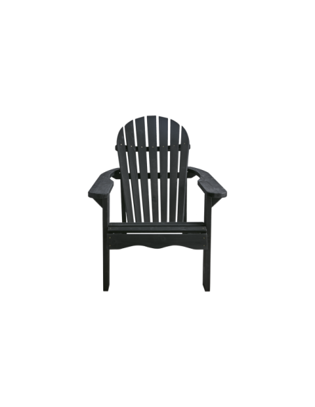 Silla Exterior SKULE, Madera de Pino / Negro - Brafab