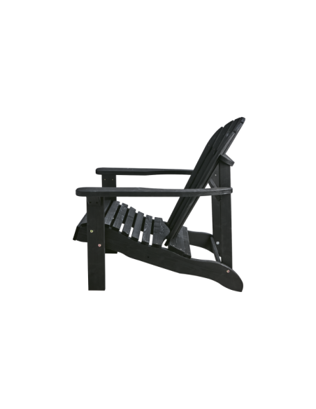 Silla Exterior SKULE, Madera de Pino / Negro - Brafab