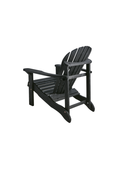 Silla Exterior SKULE, Madera de Pino / Negro - Brafab