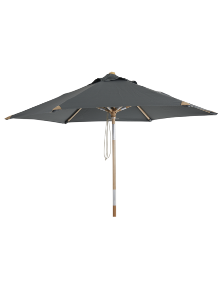 Sombrilla TRIESTE Ø250 cm - Madera FSC / Natural / Gris - Brafab