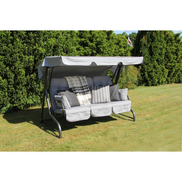 Columpio de Jardín WIEN, Metal Gris...