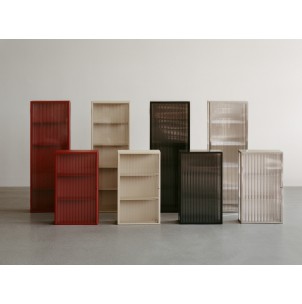 Aparador HAZE 35x100cm, Cristal / Metal Rojo - Ferm Living 1104272058 2