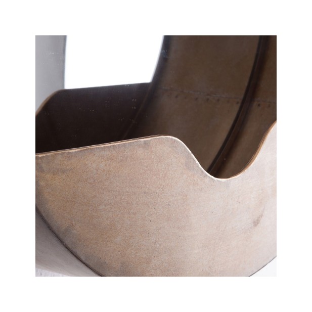 Set 2 Espejos THUSIS, Hierro / Oro -...