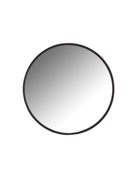 Espejo GEOKEL, Hierro / Negro, Gris - Kodu Home Design