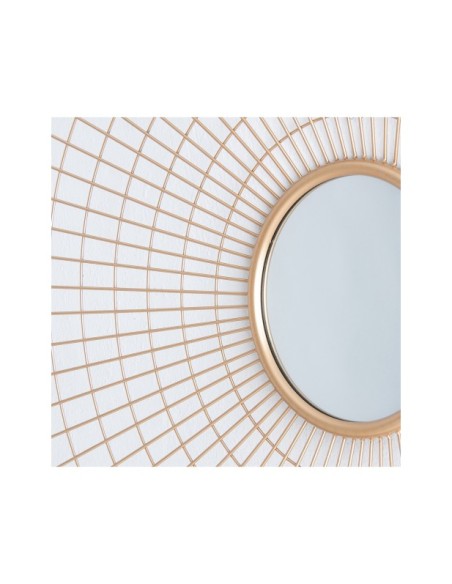 Espejo FIDELE, Hierro / Oro - Kodu Home Design