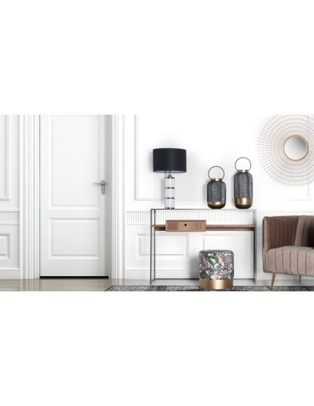 Espejo FIDELE, Hierro / Oro - Kodu Home Design