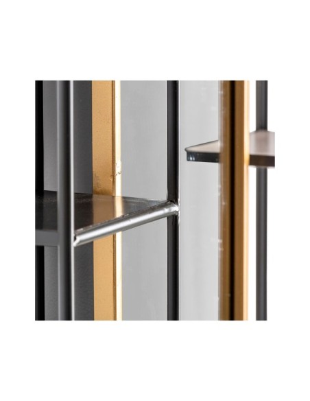 Espejo VARESE, Hierro / Gris, Oro - Kodu Home Design