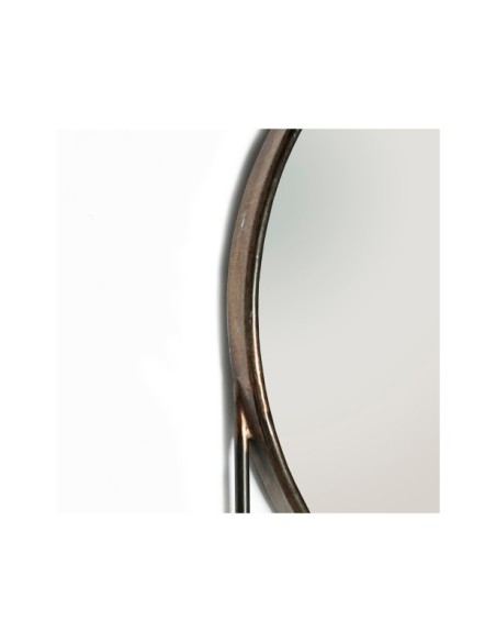 Espejo VISCHE, Hierro / Negro, Oro - Kodu Home Design