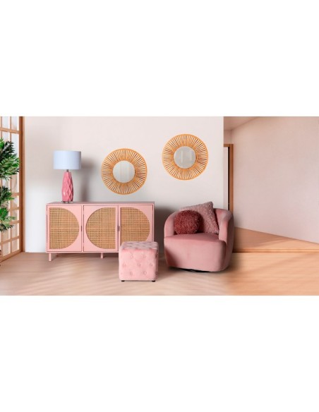 Espejo ARTEAGA, Bambú / Marrón - Kodu Home Design