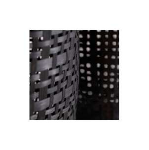 Set 2 Cestos KALESHE, Bambú / Negro - Kodu Home Design 2