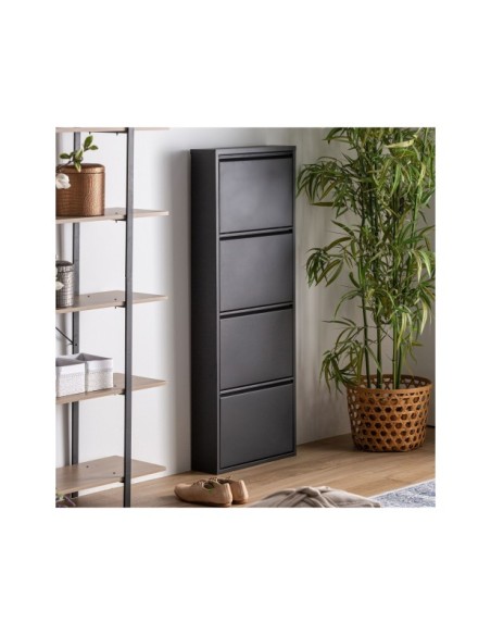 Set 3 Cestos BLAISEN, Bambú / Marrón - Kodu Home Design