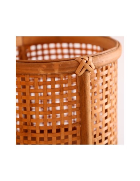 Set 2 Maceteros ARTEAGA, Bambú / Marrón - Kodu Home Design