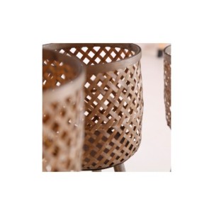 Set 3 Maceteros, Bambú / Marrón - Kodu Home Design 2