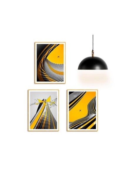 Set 3 Cuadros JANAH, Metacrilato / Multicolor - Kodu Home Design