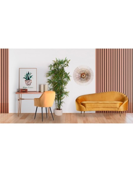 Set 3 Cuadros ELA, Metacrilato / Verde, Marrón Claro - Kodu Home Design