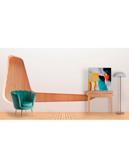 Set 2 Cuadros KRYSTA, DM / Blanco, Multicolor - Kodu Home Design