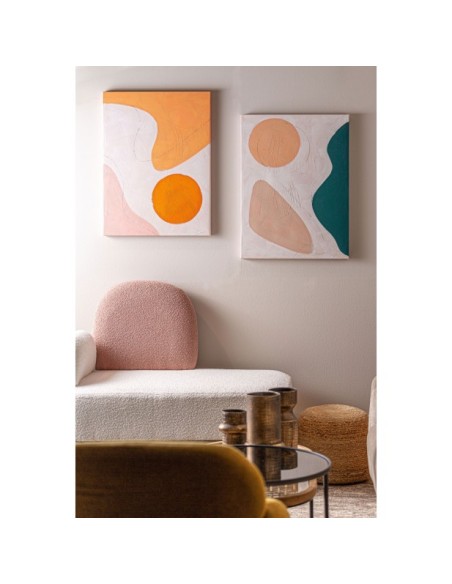 Set 2 Lienzos JULA, Lienzo / Multicolor - Kodu Home Design