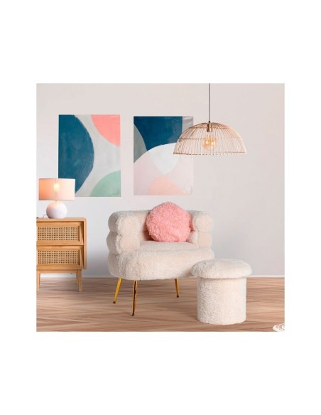 Set 2 Lienzos GIZELA, Lienzo / Multicolor - Kodu Home Design