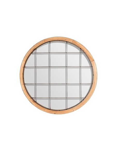 Espejo LONGFORD, Madera / Marrón, Gris - Kodu Home Design