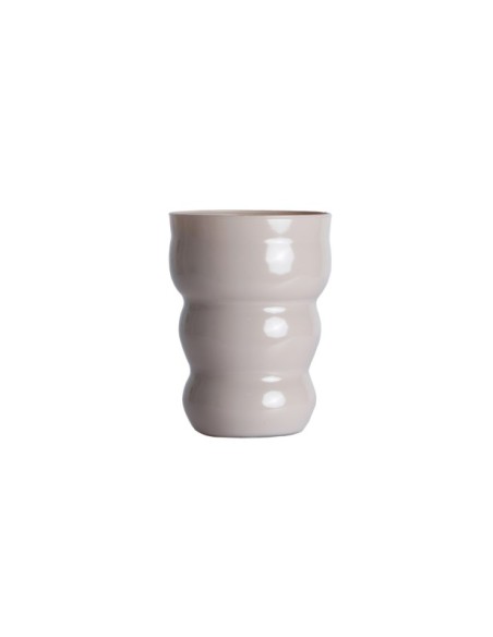 Florero KERR Ø14x19 cm, Vidrio / Rosa Palo - Kodu Home Design