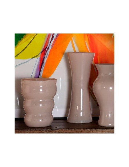 Florero KERR, Vidrio / Rosa Palo - Kodu Home Design