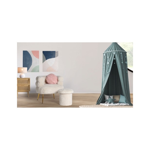 Cojín ASIRA, Poliéster / Rosa - Kodu...