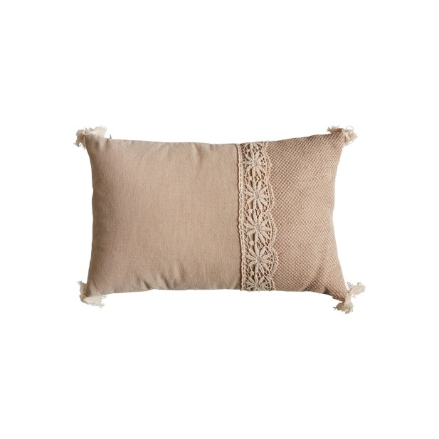 Cojín TIKER, Poliéster / Beige - Kodu...