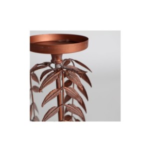 Candelabro Palmera LUCERNA Ø18x56 cm, Hierro / Cobre -... 2