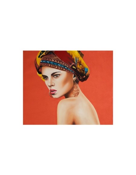 Lienzo YUA, Lienzo / Naranja - Kodu Home Design