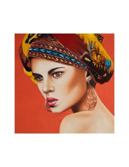 Lienzo YUA, Lienzo / Naranja - Kodu Home Design